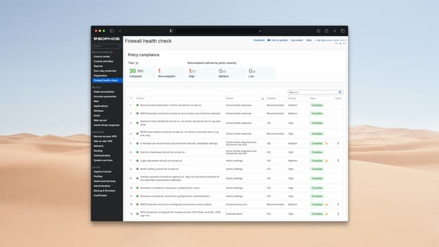 Sophos Firewall v22 - New features, hardening, and what to expect