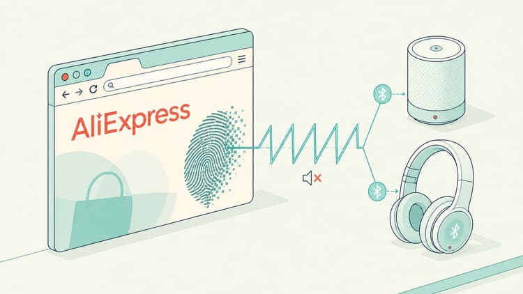 AliExpress: Web Audio API से ब्राउज़र फिंगरप्रिंटिंग