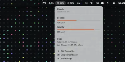 CodexBar: batas token di menu bar (Codex, Claude, Gemini & Co.)