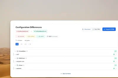 Sophos Firewall Configuration Viewer：审计与对比配置